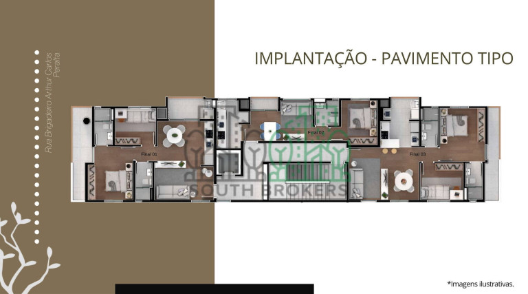 Imagem Apartamento com 2 Quartos à Venda, 34 m² em Boa Vista - Curitiba Imagem Apartamento com 2 Quartos à Venda, 34 m² em Boa Vista - Curitiba