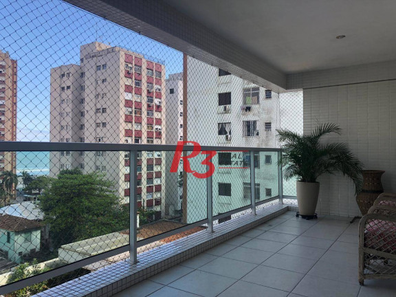 Apartamento com 3 Quartos à Venda ou Locação, 132 m² em José Menino - Santos