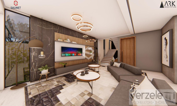 Imagem Casa com 4 Quartos à Venda, 311 m² em Jardim Dourado - Porto Belo