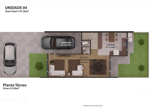 Imagem Casa com 3 Quartos à Venda, 146 m² em água Verde - Curitiba