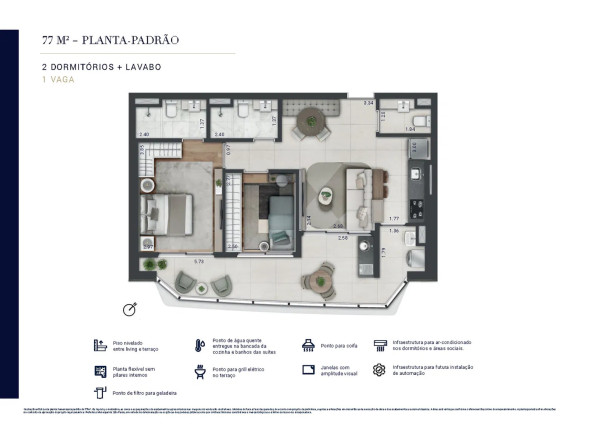 Imagem Apartamento à Venda, 122 m² em Parque Global - São Paulo Imagem Apartamento à Venda, 122 m² em Parque Global - São Paulo