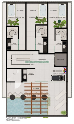 Imagem Flat com 1 Quarto à Venda, 46 m² em Bessa - João Pessoa Imagem Flat com 1 Quarto à Venda, 46 m² em Bessa - João Pessoa