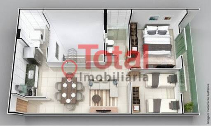 Imagem Apartamento com 2 Quartos à Venda, em Eldorado - Timóteo Imagem Apartamento com 2 Quartos à Venda, em Eldorado - Timóteo