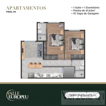 Imagem Apartamento com 1 Quarto à Venda, 39 m² em Lídia Duarte - Camboriú Imagem Apartamento com 1 Quarto à Venda, 39 m² em Lídia Duarte - Camboriú
