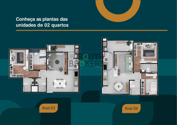 Imagem Apartamento com 2 Quartos à Venda, em Centro - São José Dos Pinhais Imagem Apartamento com 2 Quartos à Venda, em Centro - São José Dos Pinhais