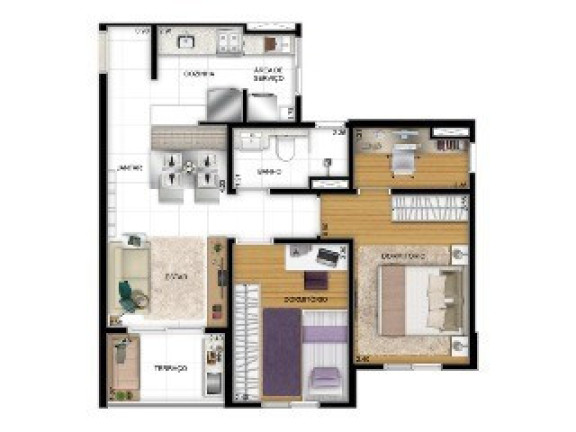 Imagem Apartamento com 1 Quarto à Venda, 42 m² em Centro - São Bernardo Do Campo Imagem Apartamento com 1 Quarto à Venda, 42 m² em Centro - São Bernardo Do Campo
