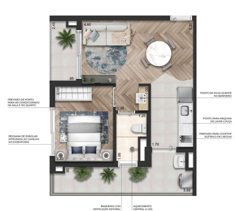 Imagem Apartamento com 1 Quarto à Venda, 37 m² em Perdizes - São Paulo