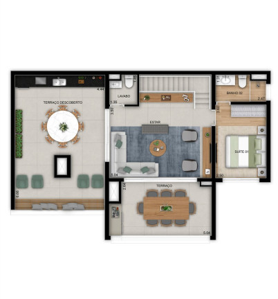 Imagem Apartamento com 2 Quartos à Venda, 50 m² em Brooklin Paulista - São Paulo