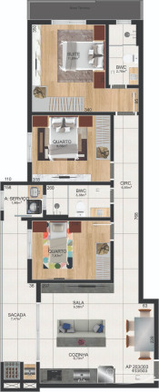 Imagem Apartamento com 2 Quartos à Venda, 66 m² em Saguaçu - Joinville Imagem Apartamento com 2 Quartos à Venda, 66 m² em Saguaçu - Joinville