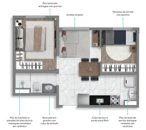 Imagem Imóvel com 2 Quartos à Venda, 46 m² em Santana - São Paulo