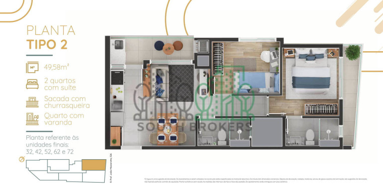 Imagem Apartamento com 2 Quartos à Venda, em Capão Raso - Curitiba Imagem Apartamento com 2 Quartos à Venda, em Capão Raso - Curitiba