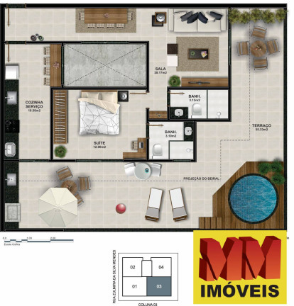 Imagem Apartamento com 1 Quarto à Venda, 60 m² em Braga - Cabo Frio Imagem Apartamento com 1 Quarto à Venda, 60 m² em Braga - Cabo Frio