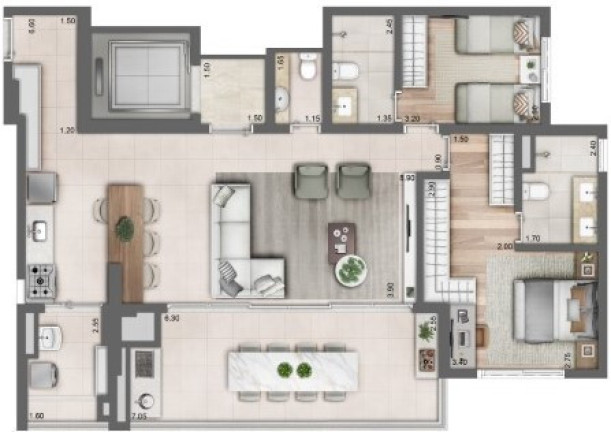 Imagem Apartamento com 2 Quartos à Venda, 45 m² em Perdizes - São Paulo