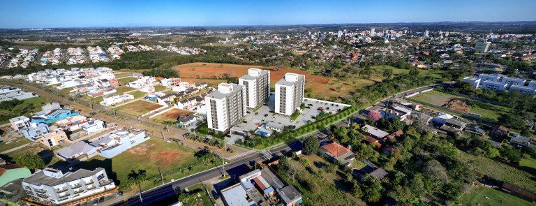 Imagem Apartamento com 2 Quartos à Venda, 52 m² em Santa Cruz - Gravataí