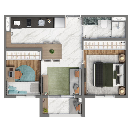 Imagem Imóvel com 2 Quartos à Venda, 37 m² em Vila Clementino - São Paulo Imagem Imóvel com 2 Quartos à Venda, 37 m² em Vila Clementino - São Paulo