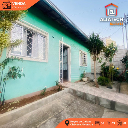 Imagem Casa com 6 Quartos à Venda, 196 m² em Chácara Alvorada - Poços De Caldas Imagem Casa com 6 Quartos à Venda, 196 m² em Chácara Alvorada - Poços De Caldas