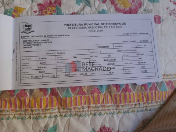 Imagem Terreno à Venda, 4.335 m² em Quebra Frascos - Teresópolis