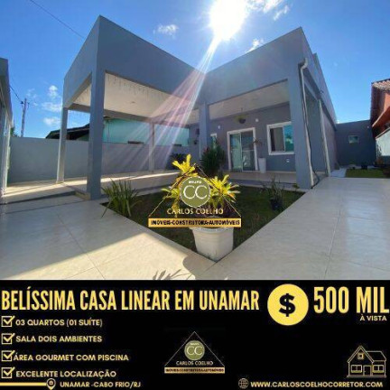Imagem Casa de Condomínio com 3 Quartos à Venda, 420 m² em Nova Califórnia (tamoios) - Cabo Frio Imagem Casa de Condomínio com 3 Quartos à Venda, 420 m² em Nova Califórnia (tamoios) - Cabo Frio