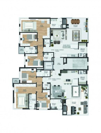 Imagem Apartamento com 3 Quartos à Venda, 137 m² em Nossa Senhora De Lourdes - Caxias Do Sul Imagem Apartamento com 3 Quartos à Venda, 137 m² em Nossa Senhora De Lourdes - Caxias Do Sul
