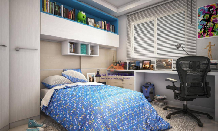 Imagem Apartamento com 2 Quartos à Venda, 46 m² em Aviação - Praia Grande