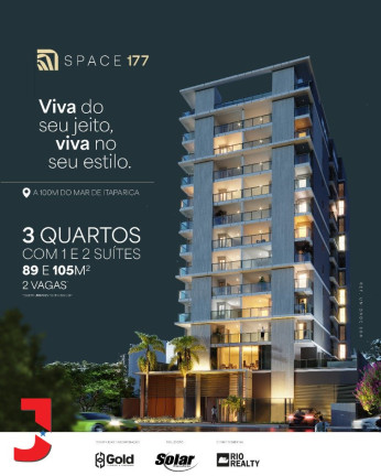 Imagem Apartamento com 3 Quartos à Venda,  em Praia De Itaparica - Vila Velha