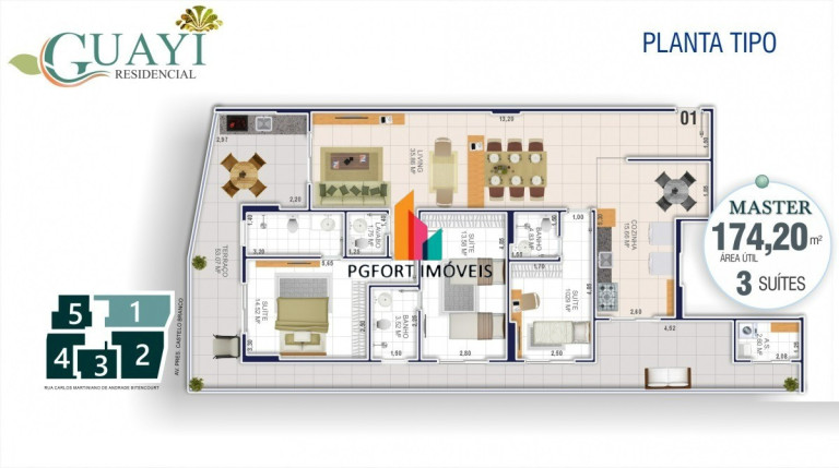 Imagem Apartamento com 3 Quartos à Venda, 173 m² em Aviação - Praia Grande Imagem Apartamento com 3 Quartos à Venda, 173 m² em Aviação - Praia Grande