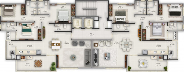 Imagem Imóvel com 3 Quartos à Venda, 142 m² em Meia Praia - Itapema Imagem Imóvel com 3 Quartos à Venda, 142 m² em Meia Praia - Itapema