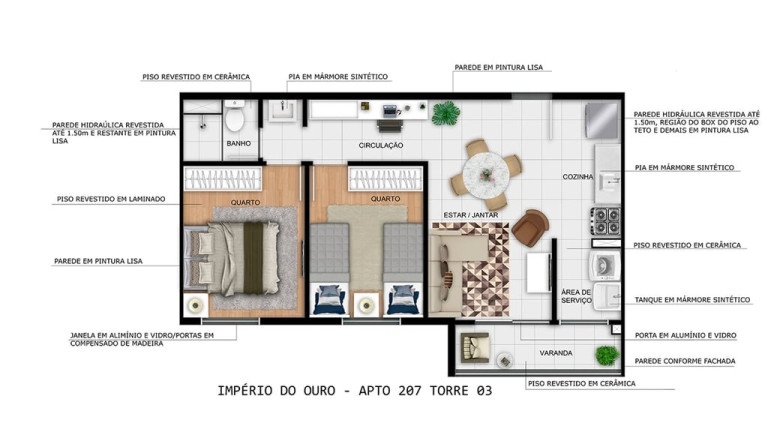 Imagem Imóvel com 2 Quartos à Venda, 65 m² em Centro - São Gonçalo