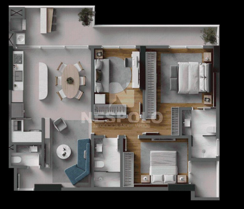 Imagem Apartamento com 2 Quartos à Venda, 96 m² em Fazenda - Itajai
