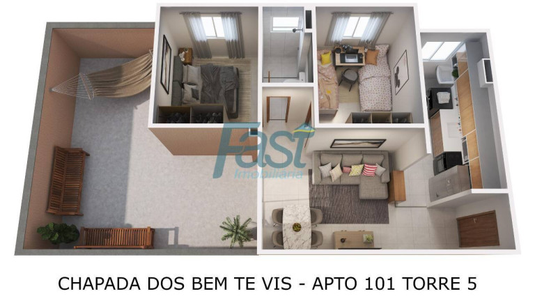 Imagem Apartamento com 2 Quartos à Venda, 39 m² em Jardim Imperial - Cuiabá Imagem Apartamento com 2 Quartos à Venda, 39 m² em Jardim Imperial - Cuiabá