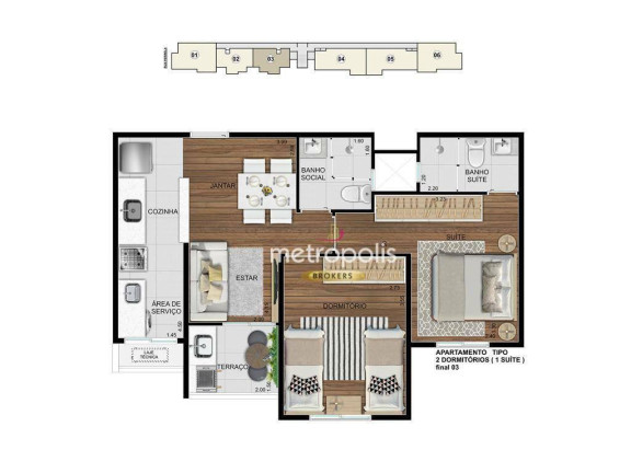 Imagem Apartamento com 2 Quartos à Venda, 51 m² em Fundação - São Caetano Do Sul Imagem Apartamento com 2 Quartos à Venda, 51 m² em Fundação - São Caetano Do Sul