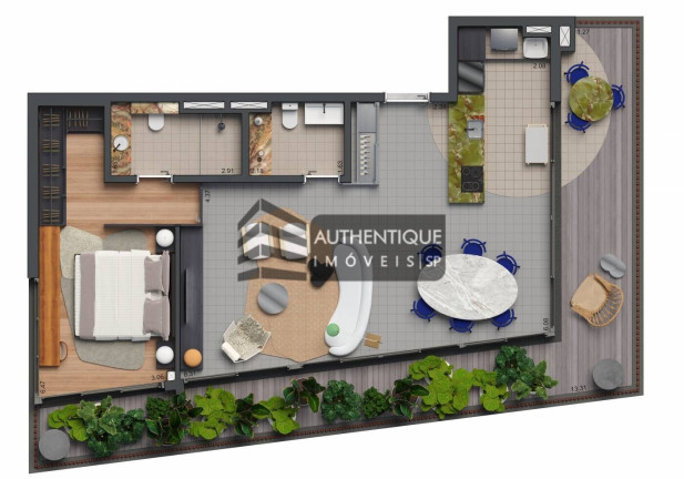 Imagem Apartamento com 1 Quarto à Venda, 122 m² em Jardins - São Paulo Imagem Apartamento com 1 Quarto à Venda, 122 m² em Jardins - São Paulo