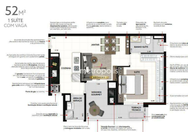 Imagem Apartamento com 1 Quarto à Venda, 53 m² em Tatuapé - São Paulo Imagem Apartamento com 1 Quarto à Venda, 53 m² em Tatuapé - São Paulo
