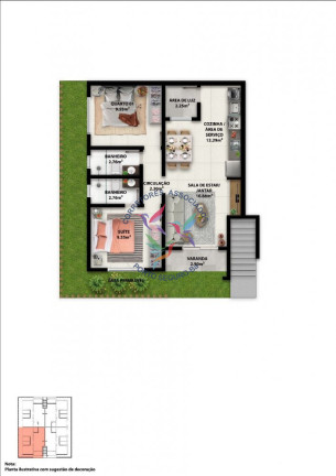 Imagem Apartamento com 2 Quartos à Venda, 62 m² em Taperapuan - Porto Seguro Imagem Apartamento com 2 Quartos à Venda, 62 m² em Taperapuan - Porto Seguro