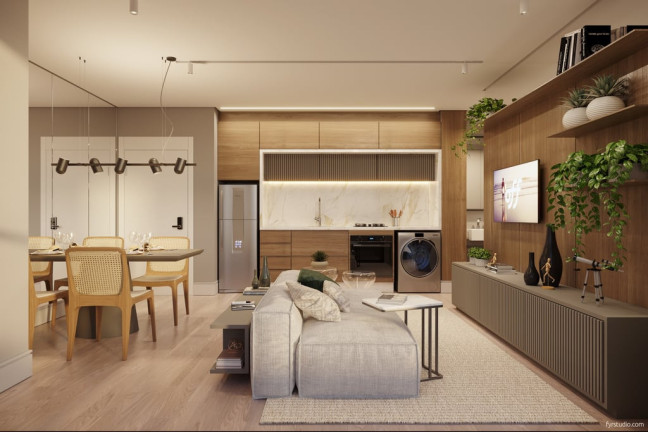 Imagem Apartamento com 1 Quarto à Venda, 52 m² em Batel - Curitiba