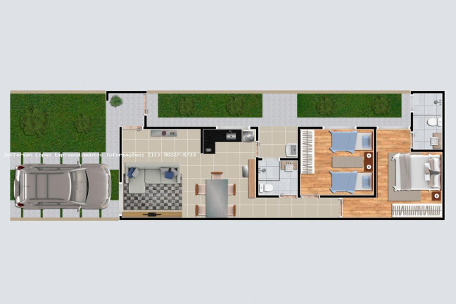Imagem Casa com 2 Quartos à Venda, 62 m² em Centro - Salto