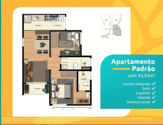 Imagem Apartamento com 2 Quartos à Venda, 54 m² em Posse - Teresópolis Imagem Apartamento com 2 Quartos à Venda, 54 m² em Posse - Teresópolis