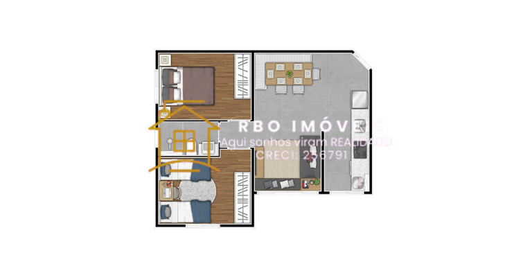 Imagem Apartamento com 2 Quartos à Venda, 46 m² em Nova Itapevi - Itapevi Imagem Apartamento com 2 Quartos à Venda, 46 m² em Nova Itapevi - Itapevi