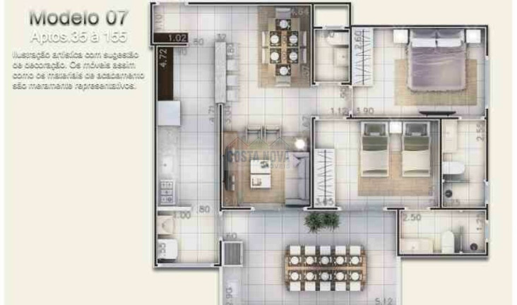 Imagem Apartamento com 2 Quartos à Venda, 80 m² em Caiçara - Praia Grande Imagem Apartamento com 2 Quartos à Venda, 80 m² em Caiçara - Praia Grande