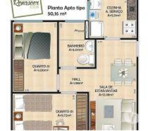 Imagem Apartamento com 2 Quartos à Venda, 50 m² em Verde Lar - Teresina Imagem Apartamento com 2 Quartos à Venda, 50 m² em Verde Lar - Teresina