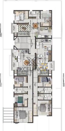 Imagem Apartamento com 3 Quartos à Venda, 58 m² em Bom Jesus - São José Dos Pinhais