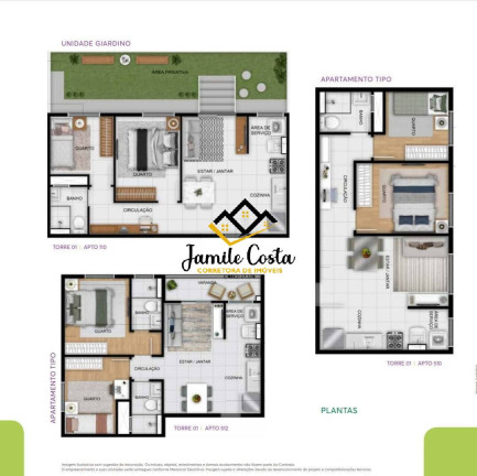 Imagem Apartamento com 2 Quartos à Venda, em Muchila - Feira De Santana Imagem Apartamento com 2 Quartos à Venda, em Muchila - Feira De Santana