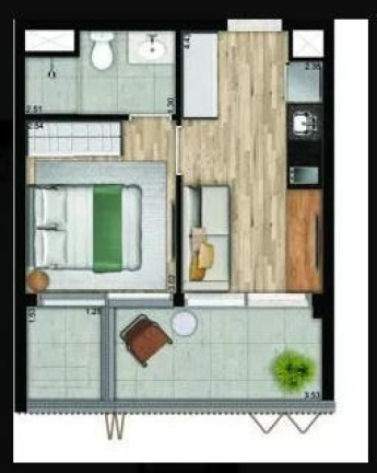 Imagem Imóvel com 1 Quarto à Venda, 23 m² em Cerqueira César - São Paulo Imagem Imóvel com 1 Quarto à Venda, 23 m² em Cerqueira César - São Paulo