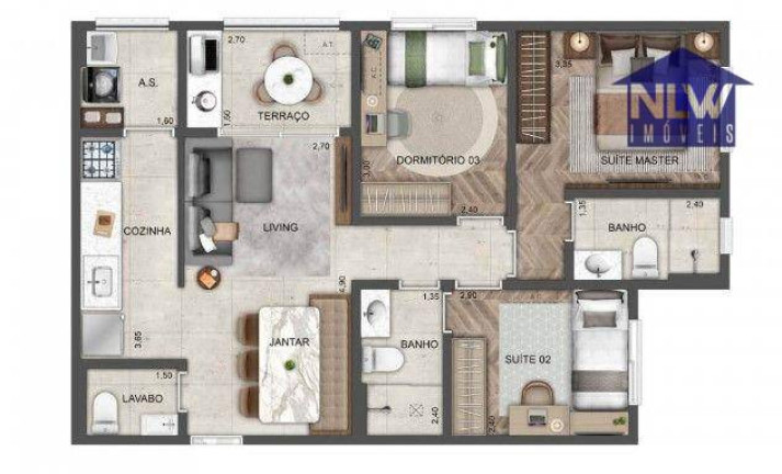 Imagem Apartamento com 3 Quartos à Venda, 70 m² em Instituto De Previdência - São Paulo Imagem Apartamento com 3 Quartos à Venda, 70 m² em Instituto De Previdência - São Paulo