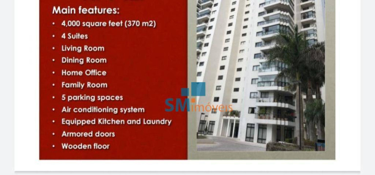 Imagem Apartamento com 4 Quartos à Venda ou Locação, 370 m² em Santo Amaro - São Paulo