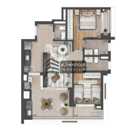 Imagem Apartamento com 1 Quarto à Venda, 46 m² em Moema - São Paulo Imagem Apartamento com 1 Quarto à Venda, 46 m² em Moema - São Paulo