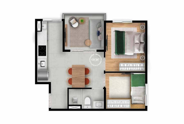Apartamento com 2 Quartos à Venda, 37 m² em Vila Guarani (z Sul) - São Paulo