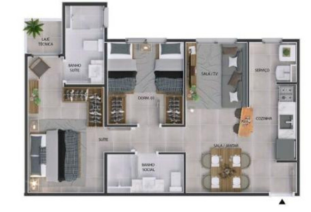 Imagem Imóvel com 3 Quartos à Venda, 73 m² em Centro - São Carlos Imagem Imóvel com 3 Quartos à Venda, 73 m² em Centro - São Carlos