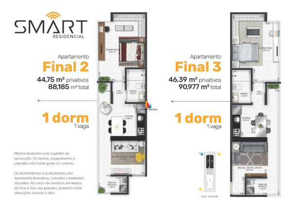 Imagem Apartamento com 1 Quarto à Venda, 88 m² em Guilhermina - Praia Grande Imagem Apartamento com 1 Quarto à Venda, 88 m² em Guilhermina - Praia Grande