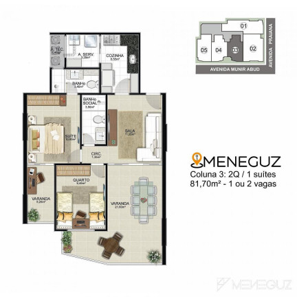Imagem Apartamento com 2 Quartos à Venda, 83 m² em Praia Do Morro - Guarapari Imagem Apartamento com 2 Quartos à Venda, 83 m² em Praia Do Morro - Guarapari